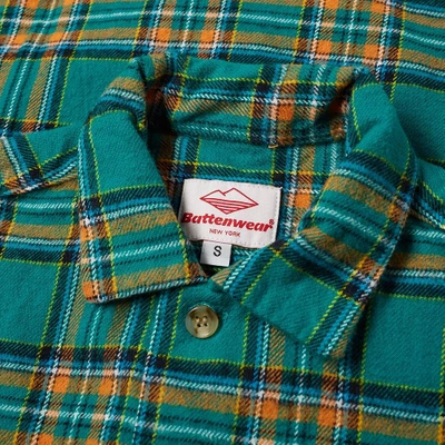 Shop Battenwear 5 Pocket Canyon Shirt In Green