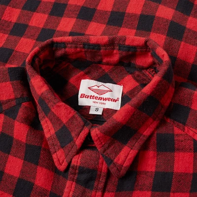 Shop Battenwear Camp Shirt In Red