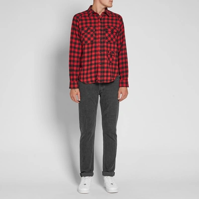 Shop Battenwear Camp Shirt In Red