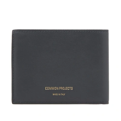 Shop Common Projects Soft Leather Standard Wallet In Grey