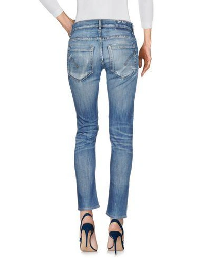 Shop Dondup Denim Pants In Blue