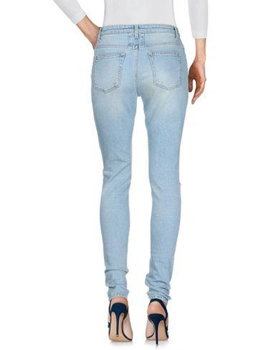 Shop Saint Laurent Denim Pants In Blue