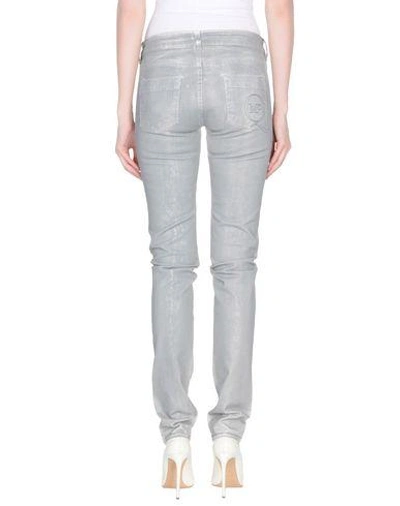 Shop Mcq By Alexander Mcqueen Denim Pants In Grey