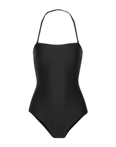 Shop Cushnie Et Ochs One-piece Swimsuits In Black