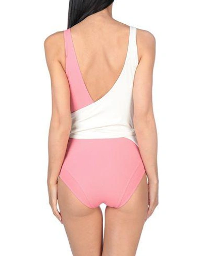 Shop Lisa Marie Fernandez One-piece Swimsuits In Pink