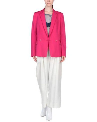 Shop Stella Mccartney Suit Jackets In Fuchsia