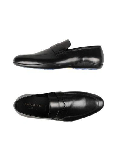 Shop Harrys Of London Loafers In Black