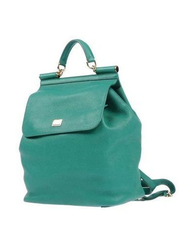 Shop Dolce & Gabbana Backpack & Fanny Pack In Green