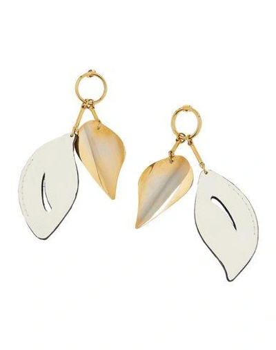 Shop Marni Earrings In White
