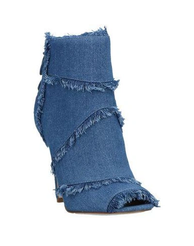 Guess Ankle Boot In Blue