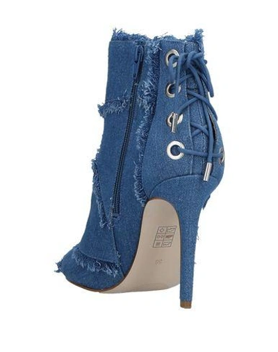 Guess Ankle Boot In Blue