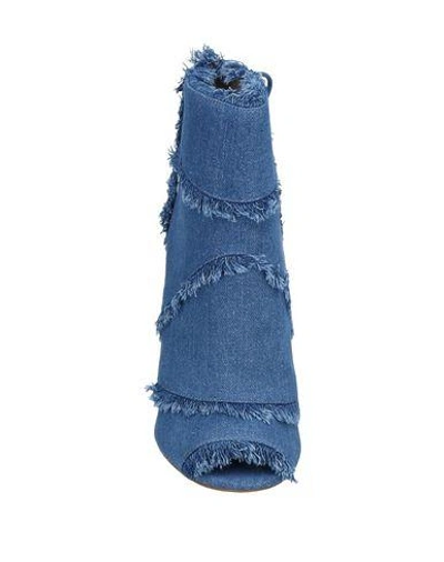 Guess Ankle Boot In Blue