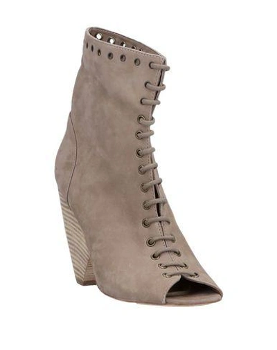Shop Marc By Marc Jacobs Ankle Boots In Dove Grey