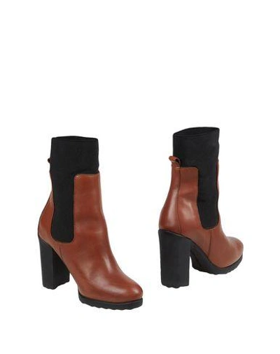 Shop Pierre Hardy Ankle Boot In Camel