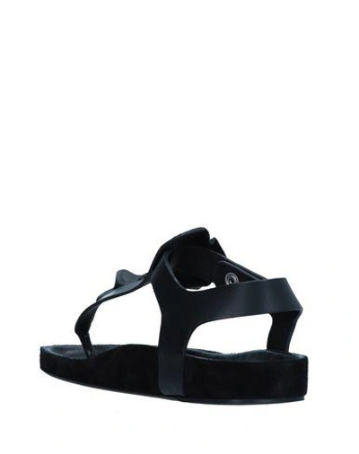 Shop Isabel Marant Flip Flops In Black