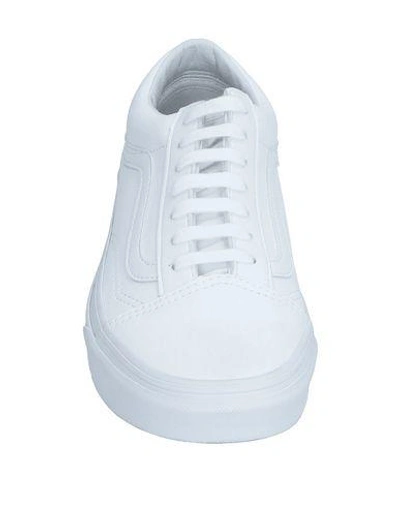 Shop Vans Woman Sneakers White Size 6 Textile Fibers
