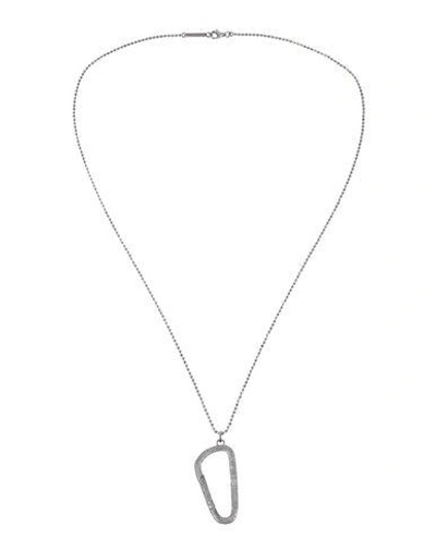 Shop Brunello Cucinelli Necklace In Silver