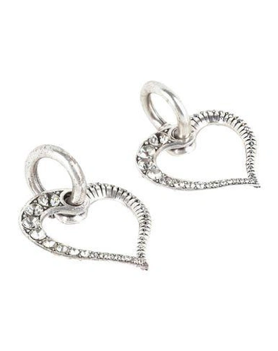 Shop Lanvin Earrings In Silver