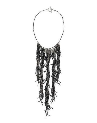 Shop Brunello Cucinelli Necklace In Black