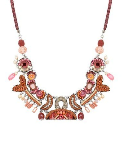 Shop Ayala Bar Necklace In Orange