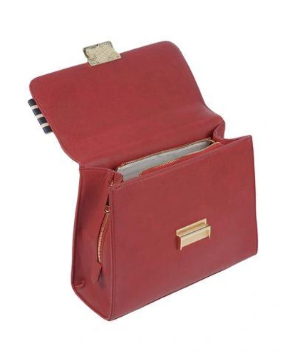 Shop Manila Grace Handbags In Red