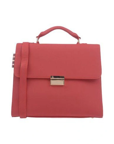 Shop Manila Grace Handbags In Red