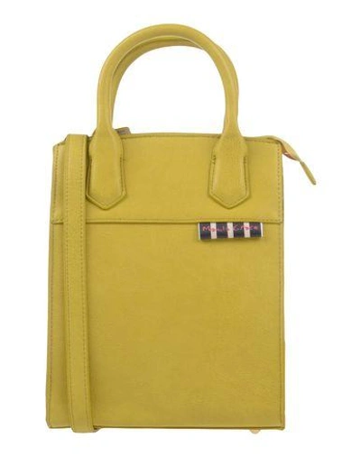 Shop Manila Grace Handbag In Yellow