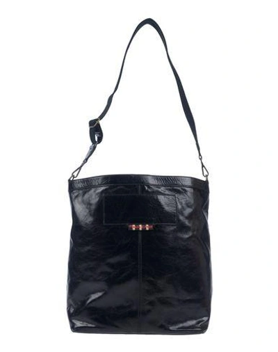 Shop Manila Grace Shoulder Bag In Black