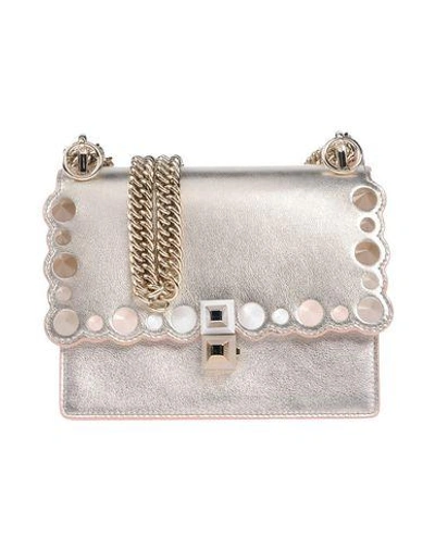 Shop Fendi Cross-body Bags In Platinum