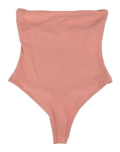 Shop Alix Bodysuits In Pale Pink