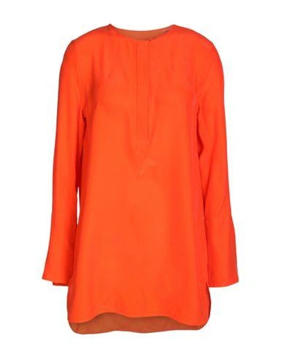 Shop Equipment Silk Top In Orange