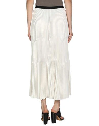 Shop Barbara Casasola Maxi Skirts In Ivory