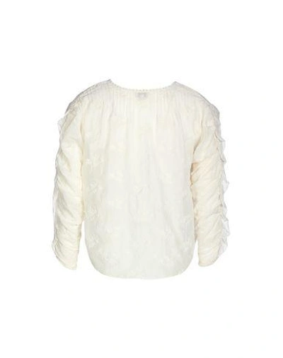 Shop Catherine Deane Lace Shirts & Blouses In Ivory