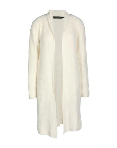 Shop Calvin Klein Collection Cardigan In Ivory