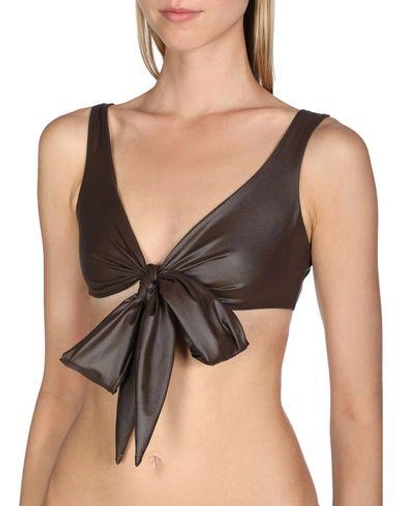 Shop Lisa Marie Fernandez Bikini In Dark Brown