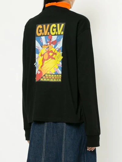 Shop Gvgv G.v.g.v. Kozik × G.v.g.v. Printed Sweatshirt - Black