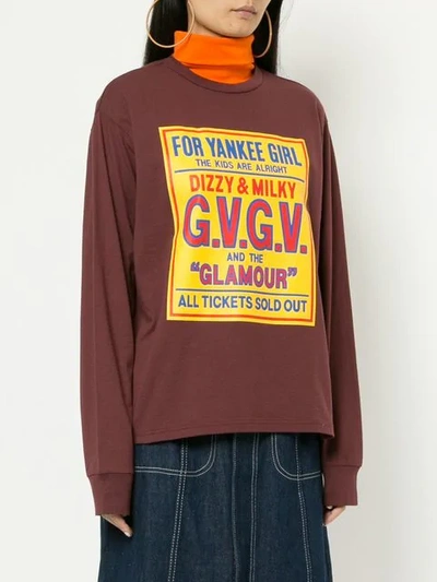 HYSTERIC GLAMOUR × G.V.G.V. printed sweatshirt