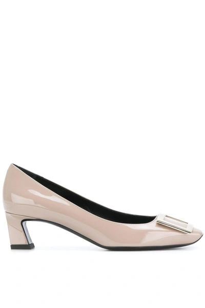 Shop Roger Vivier Trompette 70 Pumps In Dainogrigio