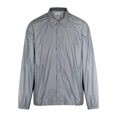 Shop Mc Overalls Grey Reflective Shell Jacket