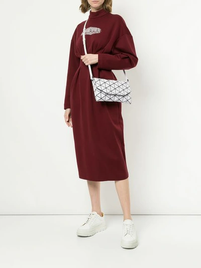 Shop Bao Bao Issey Miyake Geometric Shoulder Bag - White