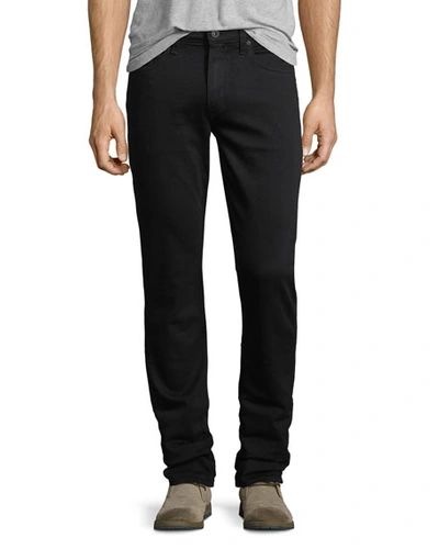 Shop Paige Men's Lennox Slim-fit Jeans In Black Shadow