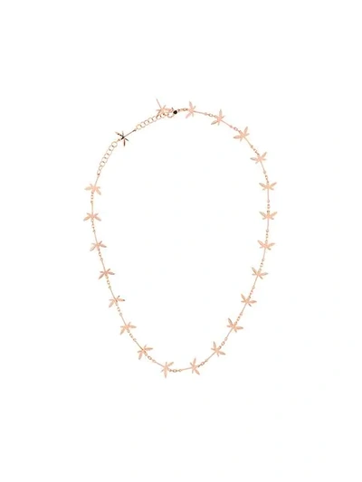 Shop Anapsara Dragonfly Necklace In Metallic