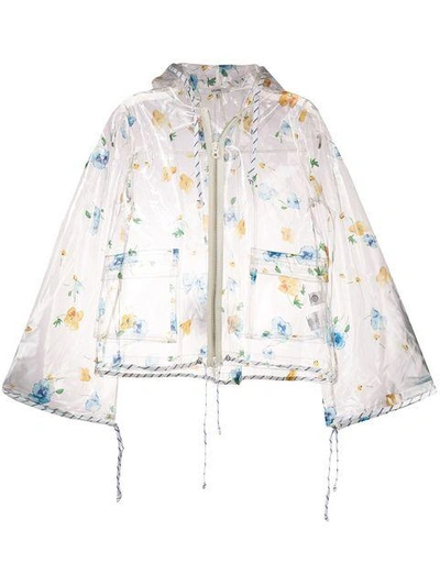 Shop Ganni Petunia Rain Jacket