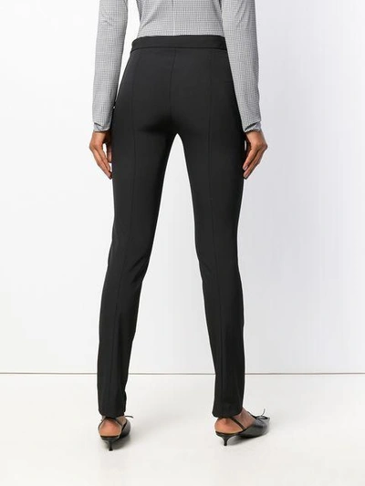 side-zip skinny trousers