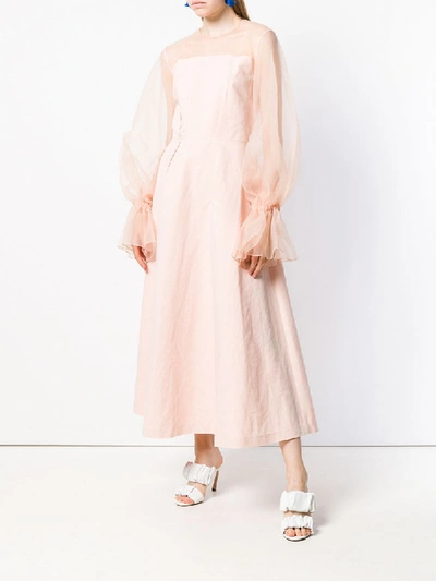 Shop Rejina Pyo Lois Organza Dress - Pink