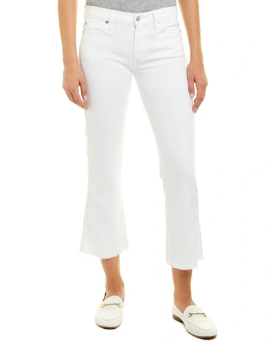 Shop Seven For All Mankind 7 For All Mankind White Cropped Bootcut