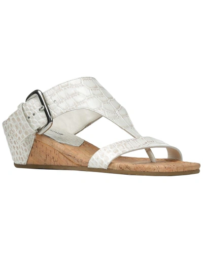 Shop Donald Pliner Dylan Wedge Sandal In Nocolor