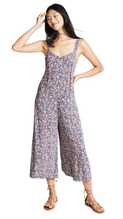 Shop Spell And The Gypsy Collective Jasmine Jumpsuit In Navy