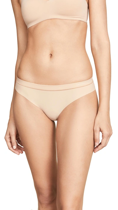 Shop Calvin Klein Underwear Form Bikini Briefs In Bare
