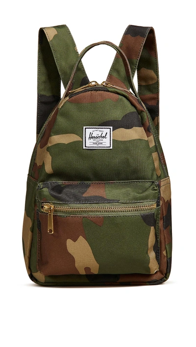 Shop Herschel Supply Co Nova Mini Backpack In Woodland Camo